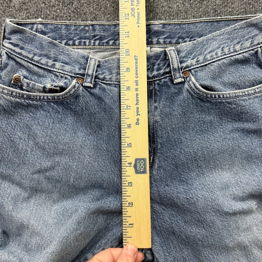 Vtg Y2K Lucky Jeans 207 Peanut Womens 10/30 Light Wash Made in USA Straight Leg